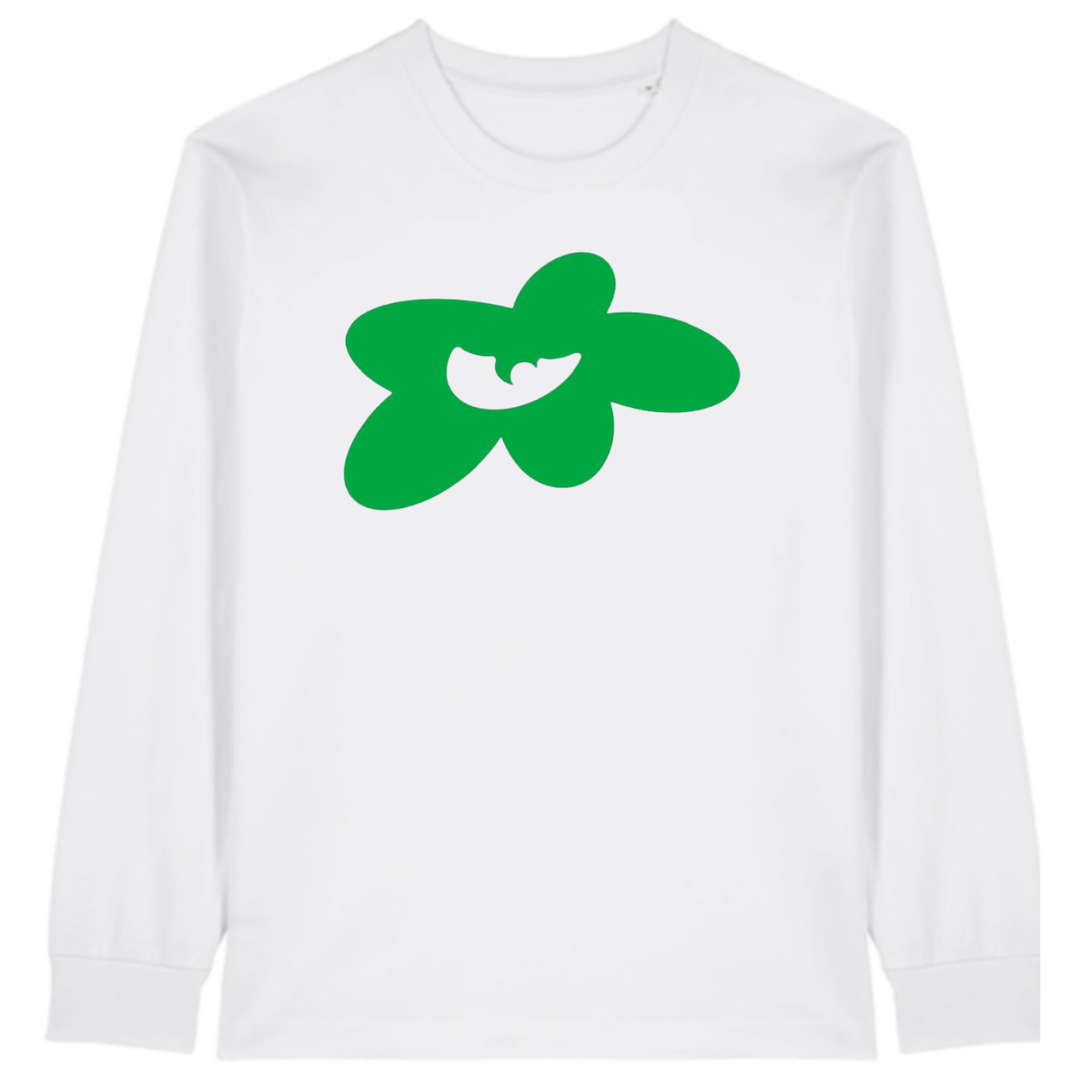 Green Flower Long Sleeve
